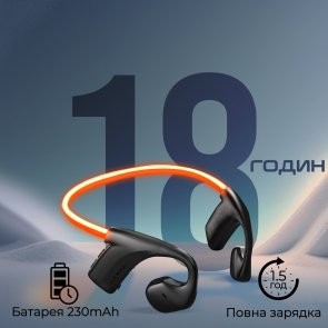 Гарнітура Promate Rippleglow Black (6959144066561)