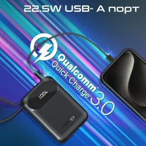 Батарея універсальна 20000mAh Promate powerpod-20.black
