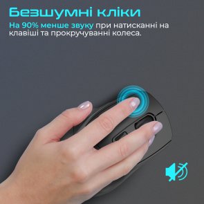 Миша Promate Samit Black (6959144062785)