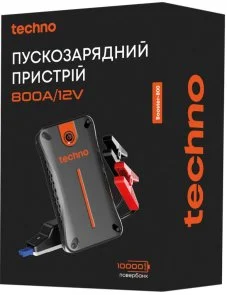 Фото: Бустер Techno 10000mAh з функцією стартера booster-800 № 3 | KTC