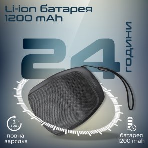 Портативна колонка Promate Mood Black (6959144064994)