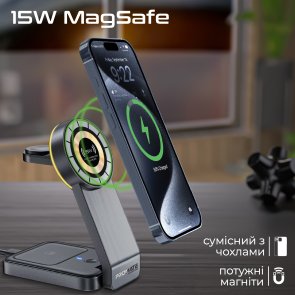 Бездротова зарядна станція Promate transfold