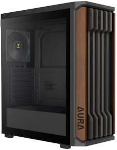  Корпус Gamdias Aura GC11 Wood Black with window (4711514503753)