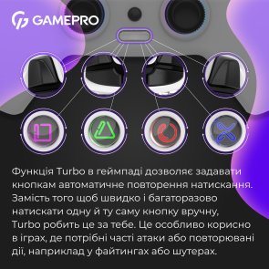 Геймпад GamePro GPS20W Wireless White