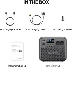 Зарядна станція Bluetti Elite 200 V2 2600W 2073Wh