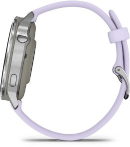 Смарт годинник Garmin Venu 4 - 41 mm Silver with Periwinkle Silicone Band (010-03013-01)