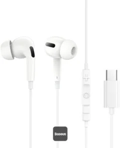 Гарнітура вкладиші Baseus Encok CZ18 (Type-C) White