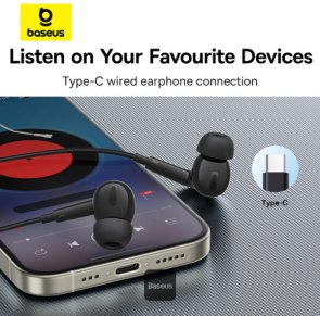 Гарнітура Baseus Encok CZ18 Black (A00170100113-Z1)