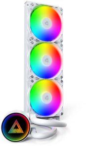 Система рідинного охолодження Montech Lightflow ARGB 360 White (LIGHTFLOW ARGB 360 W)