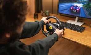 Фото: Кермо з'ємне Thrustmaster T98-X Ferrari 296 GTS for PC/XBOX (4460297) № 10 | KTC