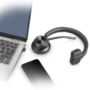 Фото: Гарнітура Poly Voyager 4310-M USB/BT Mono Black (77Y91AA) № 3 | KTC