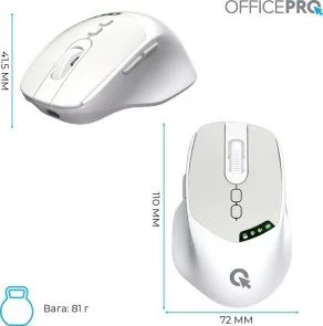Фото: Миша OfficePro M520W White № 12 | KTC
