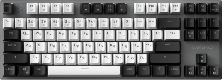 Клавіатура GamePro Genesis Joker MK124G Red Switches USB Gray