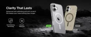 Фото: Чохол Belkin for Apple iPhone 17 - Magnetic Protective Clear (MSA030HQCL) № 5 | KTC
