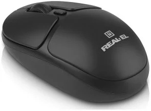 Фото: Миша Real-EL RM-335W Wireless Black (EL123200055) № 4 | KTC