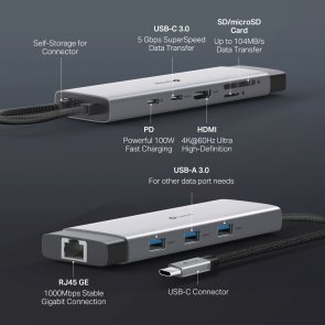 Хаб USB Type-C 9in1 TP-Link UH9120C