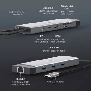 Фото: USB-хаб TP-Link UH9120C 9in1 № 6 | KTC