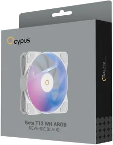 Фото: Кулер Ocypus Beta F12 ARGB Reverse Blade White (BETA-F12-WH1AM01X-GL) № 6 | KTC