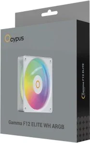 Фото: Кулер Ocypus Gamma F12 Elite ARGB White (GAMMA-F12-WH1AM00E-GL) № 6 | KTC