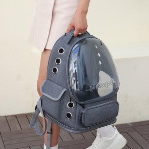 Рюкзак-переноска для тварин Lapka LPK-02 Grey