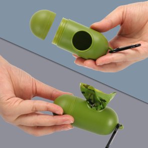 Пакети+контейнер для прибирання за собаками Lapka LPK-34