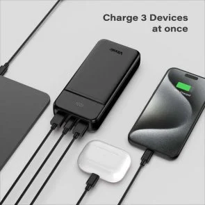 Фото: Батарея універсальна Vinnic Everest 3 20000mAh 22.5W Black (4898338024562) № 6 | KTC