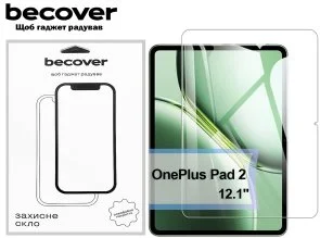 Фото: Захисне скло BeCover for OnePlus Pad 2 12.1 (713553) № 3 | KTC