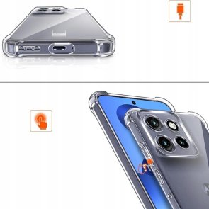 Чохол-накладка Anti-Shock BeCover для Motorola Edge 50 Neo Clear (713150)