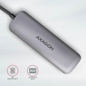 USB-хаб Axagon 5in1 HMC-5 Grey