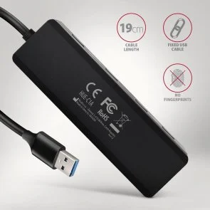 Фото: USB-хаб Axagon HUE-C1A Black № 5 | KTC