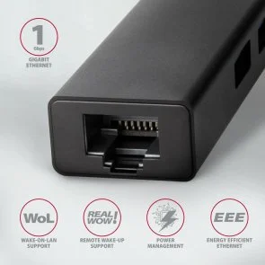 Фото: USB-хаб Axagon HMC-GL3A Black № 5 | KTC