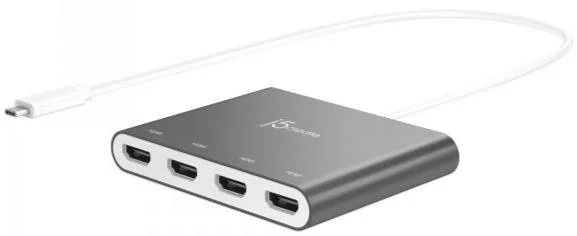 Фото: Перехідник J5create Type-C / 4xHDMI (JCA366-N) № 2 | KTC