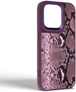 Фото: Чохол Harder for Apple iPhone 14 Pro - Genuine Snake Dark Purple (ARM76788) № 2 | KTC