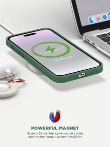 Фото: Чохол ArmorStandart for Apple iPhone 14 Pro - ICON2 MagSafe Olive (ARM68407) № 9 | KTC