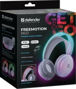 Фото: Навушники Defender FreeMotion B651 White (63651) № 7 | KTC