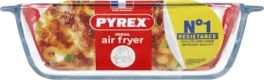 Фото: Форма Pyrex AIRFRYER 23x15x6cm / 1.2L Clear (215B100/7948) № 4 | KTC