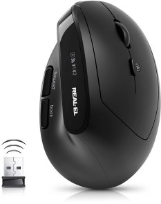 Миша Real-EL RM-490W Wireless Black (EL123200058)