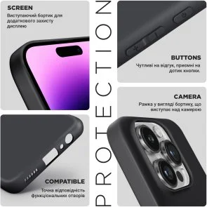 Фото: Чохол ArmorStandart for ZTE Blade A34 - Matte Slim Fit Black (ARM78938) № 4 | KTC