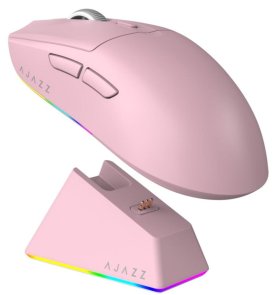 Миша Ajazz AJ139 V2 MC WL/BT/USB Pink (AJ139-V2-MC-Pink)