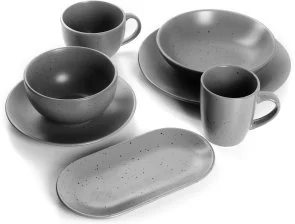 Фото: Тарілка Limited Edition SANDY GREY 20cm (ZH-7016-3) № 3 | KTC