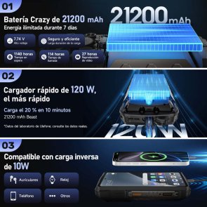 Смартфон Ulefone Armor 29 Pro Thermal Version 16/512GB Marvel Black (6975326668217)