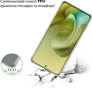 Фото: Чохол BeCover for Motorola Moto G86 - Transparancy (713769) № 2 | KTC