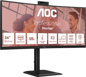 Монітор AOC CU34E4CW Black