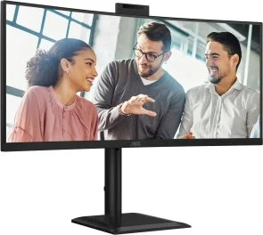 Фото: Монітор AOC CU34E4CW Black - 34" VA / 3440x1440 / 120 Гц / Adaptive Sync / HAS № 6 | KTC