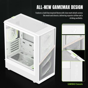 Корпус Gamemax Aeris 330 MW White with window (AERIS 330 MW)