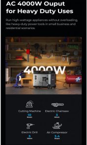 Зарядна станція Oukitel P5000 Pro 4000W 5120Wh (P5000PRO)