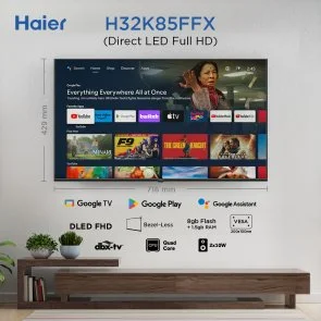 Фото: Телевізор LED Haier H32K85FFX (Google TV, Wi-Fi, 1920x1080) № 3 | KTC