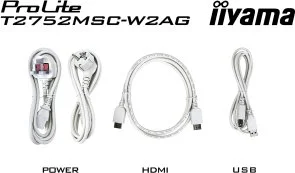 Фото: Монітор iiyama ProLite T2752MSC-W1AG White - 27" IPS / 1920×1080 / № 19 | KTC
