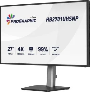 Фото: Монітор iiyama ProGraphic HB2701UHSNP-B1 Black - 27" IPS / 3840×2160 / 60 Гц / Pivot / HAS № 4 | KTC