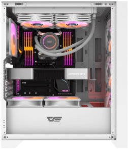 Корпус DARKFLASH DRX70 Mesh White with window (DRX70 MESH WHITE)